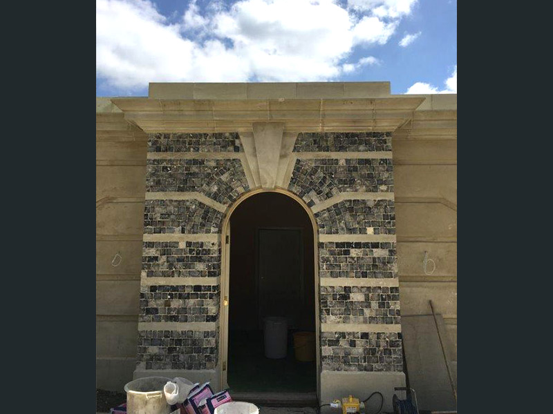 Chettle flint pool house