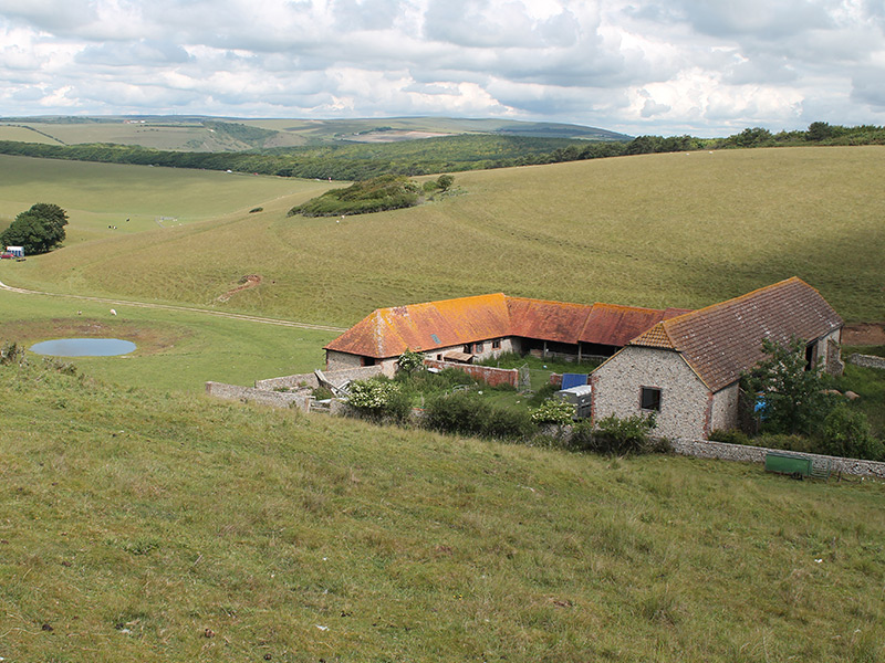 Exceat flint barn
